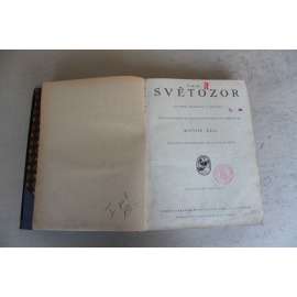 Světozor. Časopis zábavný a poučný 1921-1922 , roč. XXII (beletrie, kultura, umění, mj. Zájezd presidenta republiky do Plzně [Masaryk], Skauting výchovou, Joža Úprka, Ludvík Kuba, Tyrš-Fügner; Sk Slavia)
