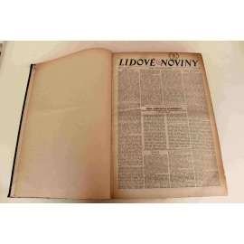 Lidové noviny 1932, roč. 40 (listopad-prosinec) (deník, první republika, mj. Jiří Stříbrný, Československé loďstvo na Labi, Hitler ztratil 2 miliony hlasů, Rozpuštění říšského sněmu?, Odboj podvůdců proti Hitlerovi,
