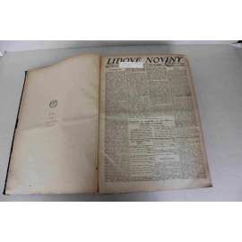 Lidové noviny 1923, roč. 31 (duben-červen) (deník, první republika, mj. Lenin umírá?, Protipolská agitace Ukrajinců ve vých. Haliči, K. Čapek - Ravenna, San Marino; Vzrůst napětí řecko-tureckého; Židovské město)