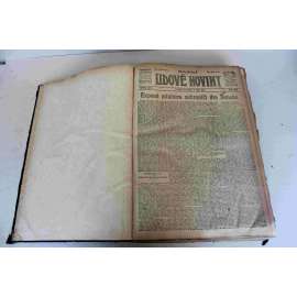 Lidové noviny 1919, roč. XXVII. (deník, první republika, mj. Jde o Podkarpatskou Rus, Smlouva ČSR se spojenci, D´Annunzio prý nemoc a musí do Říma, Hlinkův případ, Druhé poselství presidenta Masaryka ČSR národu, 28. říjen)