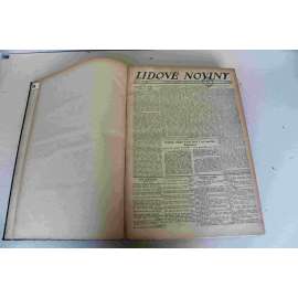 Lidové noviny 1922, roč. 30 (červenec-září) (deník, první republika, mj. Povstání v Irsku, Horthy odstoupí, Bavorsko proti Berlínu, Otázka německých reparací, Turecké obavy o Cařihrad,