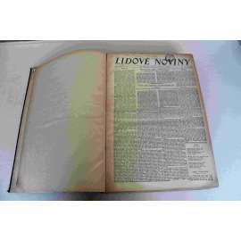 Lidové noviny 1925, roč. 33 (červenec-září) (deník, první republika, mj. Dráha Plzeň- Brno, K. Čapek - Čistá práce, Výstava v Novém Městě na Moravě, Válka v maroku, Chamberlain o situaci v Číně, Hranice Iraku, ČSR letectví)