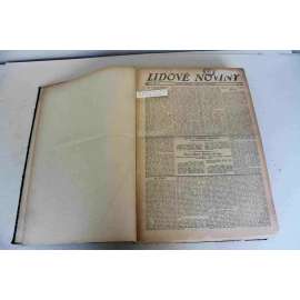 Lidové noviny 1923, roč. 31 (říjen-prosinec) (deník, první republika, mj. Pivní puč [A.HItler], Návštěva presidenta Masaryka v Paříži, Německo v moci reakce, Hornická stávka - Ostravsko, Porúří a reparační komise)