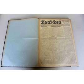 Duch Času. Časopis Československé sociální demokracie pro Moravu a obojí Slezsko 1925, roč. XXVII (noviny, Sociální demokracie, první republika, mj. Hus, husitství; Provokace papežské kurie, Čínská krise, Povodeň v Čechách, Amundsen)