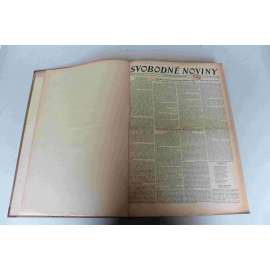 Svobodné/Lidové noviny 1948, roč. 56 (duben-červen) (deník, komunismus, mj. Palestina znovu před Spojené národy, Den vítězství [druhá sv. válka], Nová ústava, Marshallův plán, Samostatný židovský stát Israel)