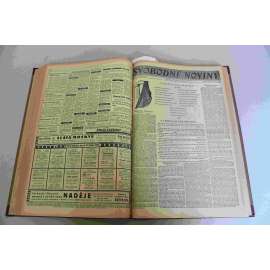 Svobodné noviny 1948, roč. 56 (leden-březen) (deník, komunismus, mj. Karlova Univerzita výročí; Kupředu, zpátky ni krok!; Únorový převrat [Gottwald, Čepička], Smrt Jan Masaryk