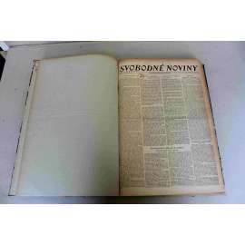 Svobodné noviny 1946, roč. 2 (červenec-září) (deník, mj. Jaroslav Drobný, Protektorátní vláda před soudem, Terst, Dohoda Německo, Neklidná Palestina, Norimberský proces)