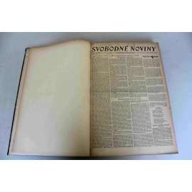 Svobodné noviny 1946, roč. 2 (říjen-prosinec) (deník, mj. Norimberský proces [Hess, Göring, Speer], Eduard Bass úmrtí, Göring sebevražda, Dvouletka, 28. říjen, Sársko, Terst; Odsun Němců ukončen)