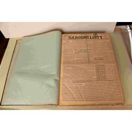 Národní listy 1929, roč. 69 (září-říjen) (noviny, deník, první republika, mj. Krach na newyorské burze, Haag, Tukova aféra, Italský král a Mussolini, Svatý Václav - milénium, Volby 1929, 28. říjen)