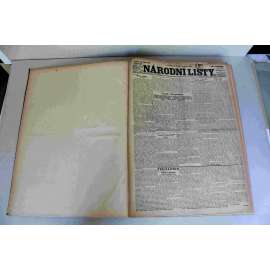 Národní listy 1930, roč. 70 (květen-červen) (noviny, deník, první republika, mj. První máj, Gandhí bude zatčen [Indie], M. R. Štefánik, Žamberk, Puškinův program a odkaz, Otto Habsburk stane se zetěm italského krále?)