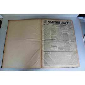 Národní listy 1923, roč. 63 (leden-únor) (noviny, deník, první republika, mj. Dr. A. Rašín úmrtí, Současné Rusko, Německá vláda organisuje odpor v Poruří, Němci a Rusko, Pohřeb A. Heyduka, Turecko - Ismet paša)
