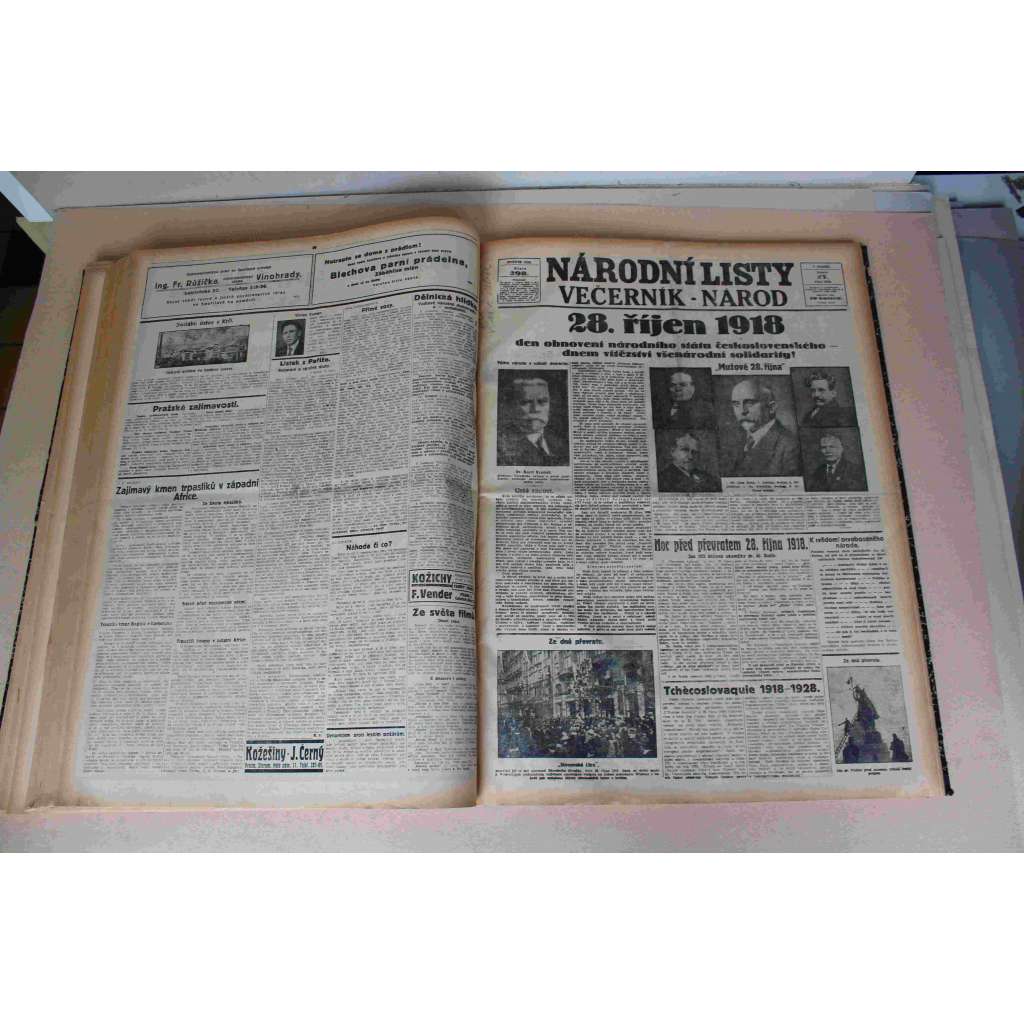 Národní listy 1928, roč. 68 (září-říjen) (noviny, deník, první republika, mj. 28. říjen, Deset let republiky, Amundsen - úmrtí, Otokar Březina, Velké stavební neštěstí v Praze, Churchill - reparační komise) Národní listy 1928, roč. 68 (září-říjen) (noviny, deník, první republika, mj. 28. říjen, Deset let republiky, Amundsen - úmrtí, Otokar Březina, Velké stavební neštěstí v Praze, Churchill - reparační komise)