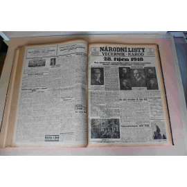 Národní listy 1928, roč. 68 (září-říjen) (noviny, deník, první republika, mj. 28. říjen, Deset let republiky, Amundsen - úmrtí, Otokar Březina, Velké stavební neštěstí v Praze, Churchill - reparační komise) Národní listy 1928, roč. 68 (září-říjen) (noviny, deník, první republika, mj. 28. říjen, Deset let republiky, Amundsen - úmrtí, Otokar Březina, Velké stavební neštěstí v Praze, Churchill - reparační komise)