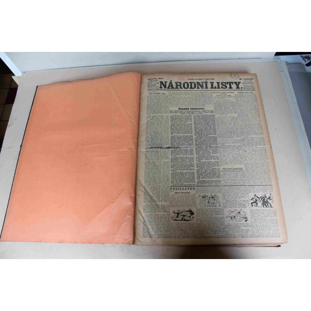 Národní listy 1930, roč. 70 (leden-únor) (noviny, deník, první republika, mj. Ema Destinnová úmrtí, Haagská konference, Maďarské reparace, Král Jiří V., Deset let velké Prahy, Proti Sovětům, Výbuch plynu ve Vršovicích) Národní listy 1930, roč. 70 (leden-únor) (noviny, deník, první republika, mj. Ema Destinnová úmrtí, Haagská konference, Maďarské reparace, Král Jiří V., Deset let velké Prahy, Proti Sovětům, Výbuch plynu ve Vršovicích)