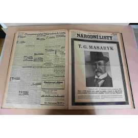 Národní listy 1937, roč. 77 (červenec-září) (noviny, deník, první republika, mj. T. G. Masaryk úmrtí, Velký humanista, Převoz ostatků na pražský hrad, Hodžova vláda podala demisi, Před pěti lety padl Tomáš Baťa, Mussolini, Malá dohoda neoslabena) Národní listy 1937, roč. 77 (červenec-září) (noviny, deník, první republika, mj. T. G. Masaryk úmrtí, Velký humanista, Převoz ostatků na pražský hrad, Hodžova vláda podala demisi, Před pěti lety padl Tomáš Baťa, Mussolini, Malá dohoda neoslabena)