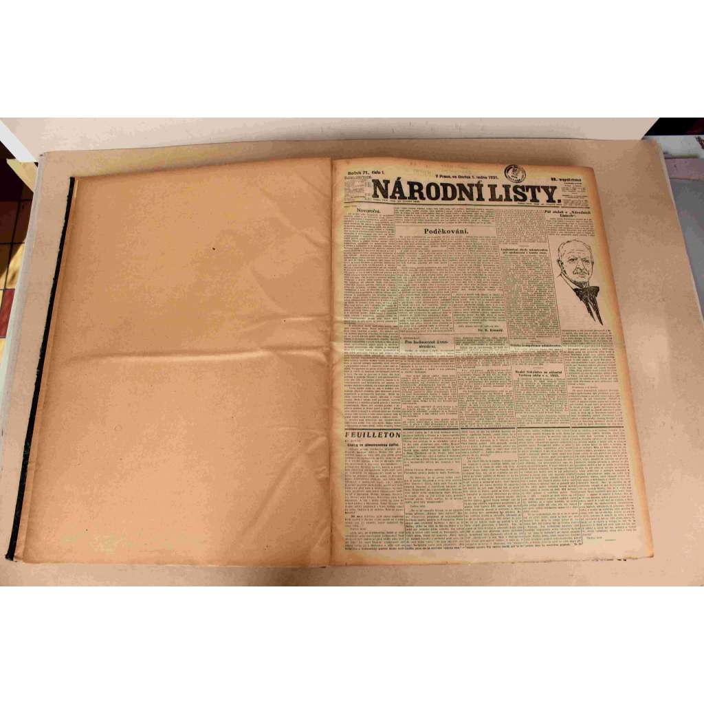 Národní listy 1931, roč. 71 (leden-únor) (noviny, deník, první republika, mj.Problém cenový v dnešní hospodářské krisi, Maršál Joffre úmrtí, Všesokolský slet, Zemětřesení na Novém Zélandě, Diktatura ve Španělsku?, Stávka v Poruří) Národní listy 1931, roč. 71 (leden-únor) (noviny, deník, první republika, mj.Problém cenový v dnešní hospodářské krisi, Maršál Joffre úmrtí, Všesokolský slet, Zemětřesení na Novém Zélandě, Diktatura ve Španělsku?, Stávka v Poruří)