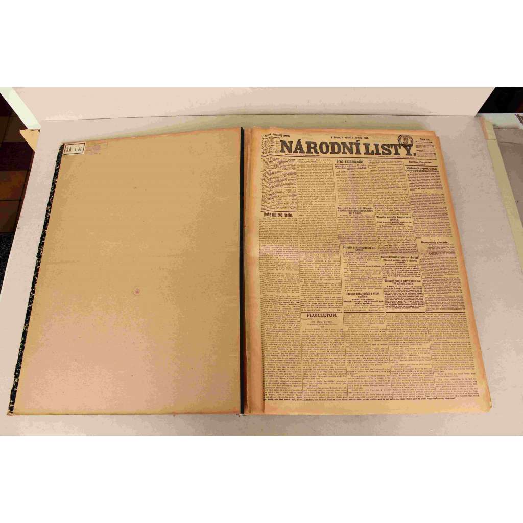 Národní listy 1921, roč. 61 (květen-červen) (noviny, deník, první republika, mj. 1. máj, Polské povstání, Odzbrojení Německa, Oslava Jiráskova, Anarchie v Horním Slezsku, Ruská trikolora nad Vladivostokem, Dělnická Olympiada na Letné, Rusové v Německu)