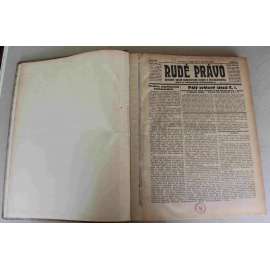 Rudé právo 1924, roč. V. (červenec-srpen) (noviny, první republika, komunismus, mj. Pátý světový sjezd K. I., Čeští socialisté proti presidentu Masarykovi, Zbrojení Malé dohody, Uznání Ruska, Francie, ČSR a sověty)