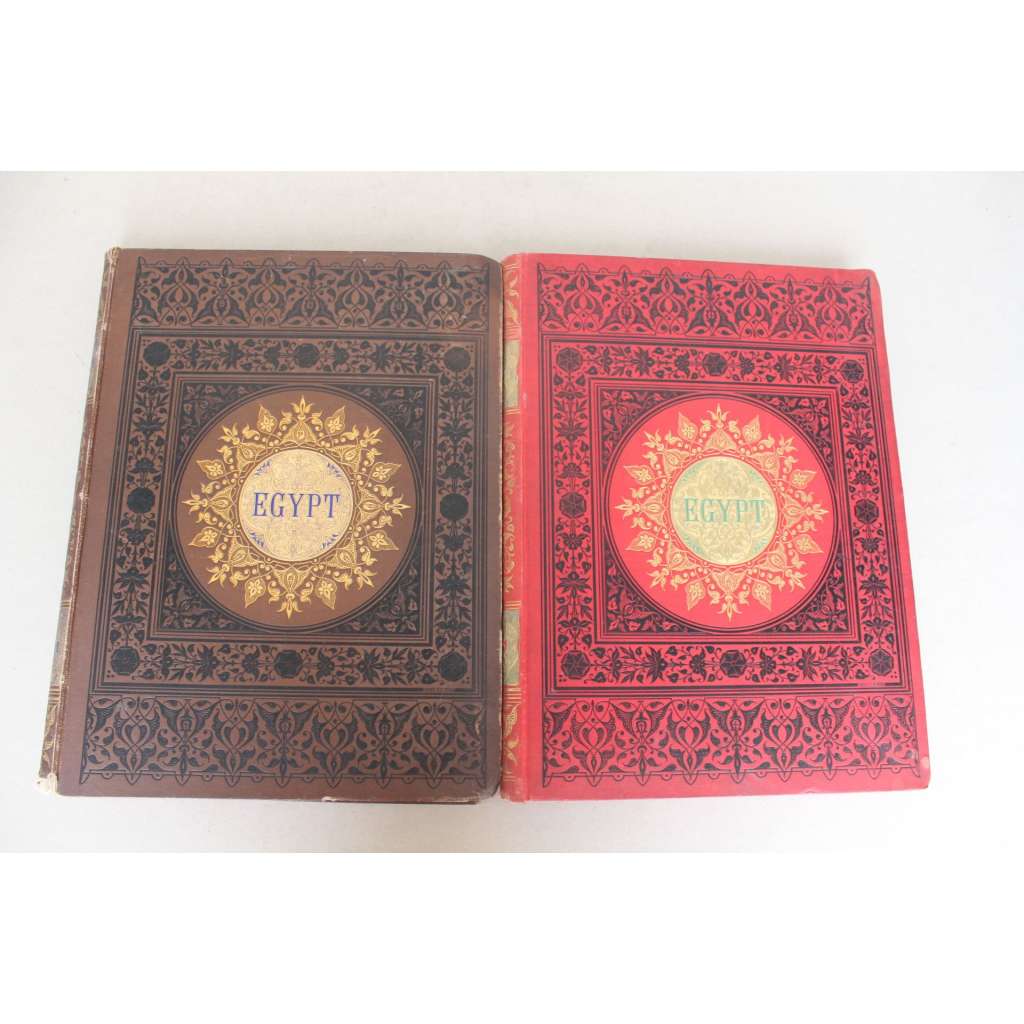 Egypt slovem i obrazem 2 svazky (historie, cestopis, mj. Alexandrie, Káhira, Théby, Champollion, egyptologie; historické tlačené vazby) Egypt slovem i obrazem 2 svazky (historie, cestopis, mj. Alexandrie, Káhira, Théby, Champollion, egyptologie; historické tlačené vazby)