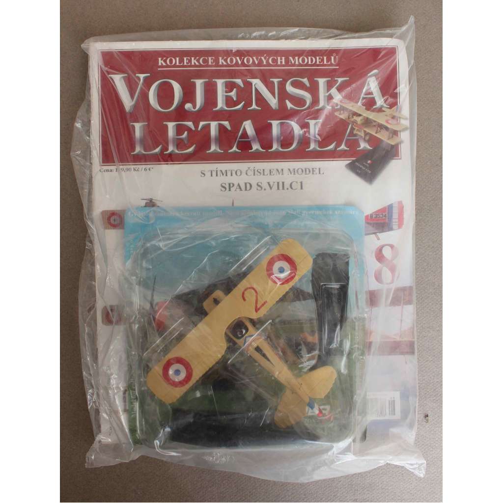 Vojenská letadla. Kolekce kovových modelů (letadlo, letectví, modely, hračky - SPAD S.VII.C1) Vojenská letadla. Kolekce kovových modelů (letadlo, letectví, modely, hračky - SPAD S.VII.C1)