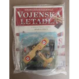 Vojenská letadla. Kolekce kovových modelů (letadlo, letectví, modely, hračky - SPAD S.VII.C1)