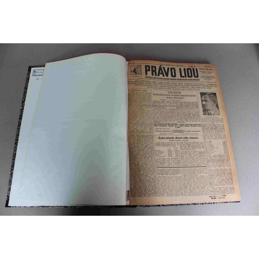 Právo lidu 1931, roč. XL (říjen) (noviny, deník, první republika, sociální demokracie, mj. 28. říjen, Komunističtí revolucionáři v očích Trockého, Kritický nedostatek silnic v Čechách, Antal Stašek zemřel, Adolf Hitler u Hindenburga) Právo lidu 1931, roč. XL (říjen) (noviny, deník, první republika, sociální demokracie, mj. 28. říjen, Komunističtí revolucionáři v očích Trockého, Kritický nedostatek silnic v Čechách, Antal Stašek zemřel, Adolf Hitler u Hindenburga)
