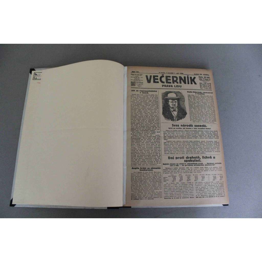 Právo lidu 1924, roč. XXXIII (září) (noviny, deník, první republika, sociální demokracie, mj. Bytová nouze v Praze, Proti hydře drahoty a výstřelkům lichvy, Občanská válka v Číně, Gent, Povstání v Gruzínsku) Právo lidu 1924, roč. XXXIII (září) (noviny, deník, první republika, sociální demokracie, mj. Bytová nouze v Praze, Proti hydře drahoty a výstřelkům lichvy, Občanská válka v Číně, Gent, Povstání v Gruzínsku)