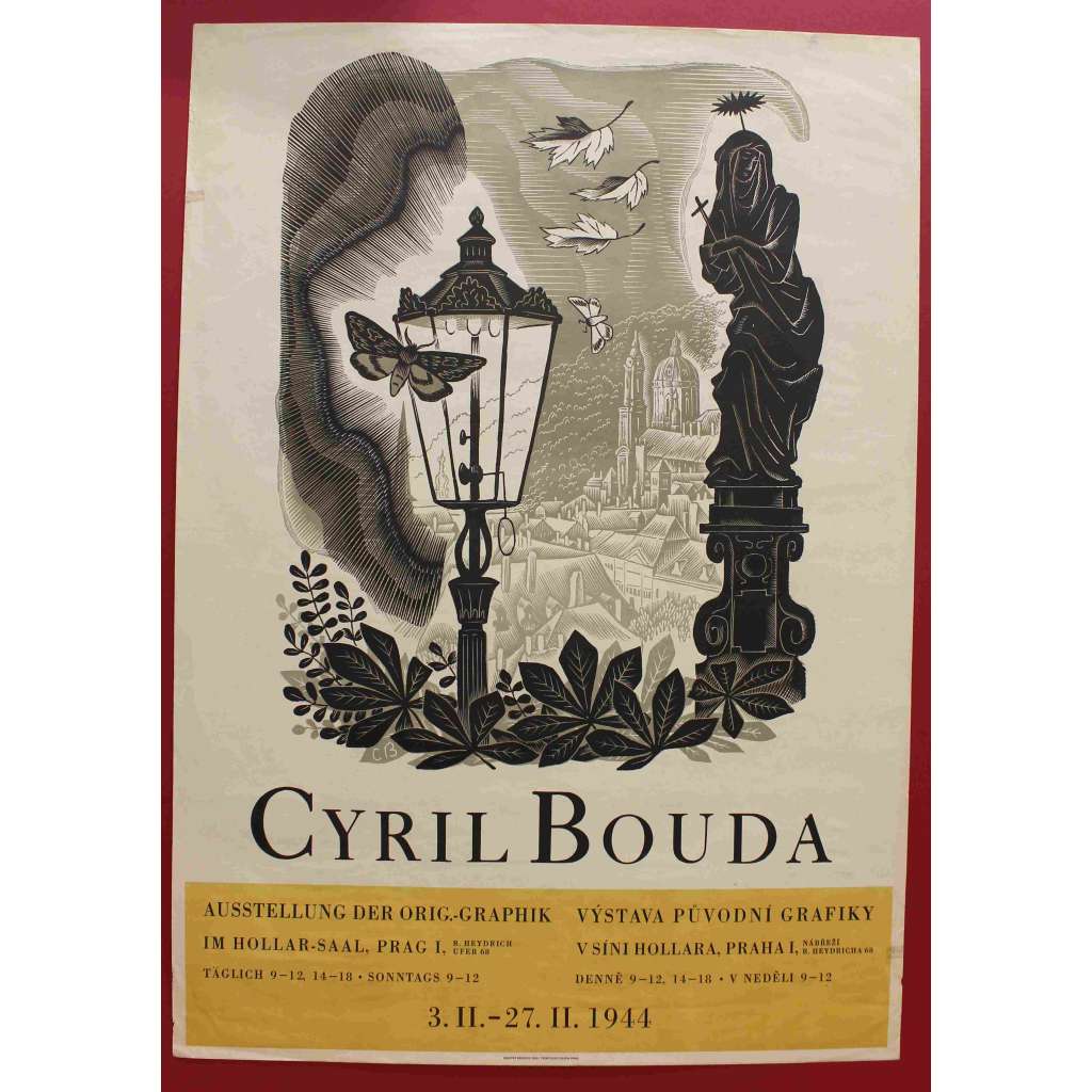 Cyril Bouda, Výstava původní grafiky (výstavní plakát) Cyril Bouda, Výstava původní grafiky (výstavní plakát)