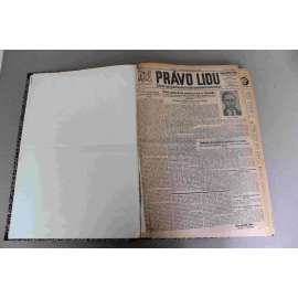 Právo lidu 1930, roč. XXXIX (listopad) (noviny, deník, první republika, sociální demokracie, mj. Odhalené přípravy k habsburskému puči v Rakousku, Povodně na Moravě, F. D. Roosevelt, Moravská Ostrava, Neklid a nespokojenost v rudé armádě [Stalin])