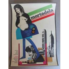 Mortadela 1971 (filmový plakát, komedie; režie Mario Monicelli, hrají Sophia Loren, William Devane, Gigi Proietti, Danny DeVito, Susan Sarandon) Mortadela 1971 (filmový plakát, komedie; režie Mario Monicelli, hrají Sophia Loren, William Devane, Gigi Proietti, Danny DeVito, Susan Sarandon)