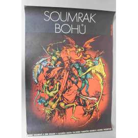 Soumrak bohů 1969 (filmový plakát, drama, režie Luchino Visconti, hrají Dirk Bogarde, Ingrid Thulin Soumrak bohů 1969 (filmový plakát, drama, režie Luchino Visconti, hrají Dirk Bogarde, Ingrid Thulin