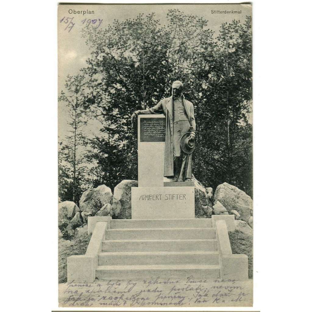 Horní Planá, Český Krumlov, Šumava, pomník