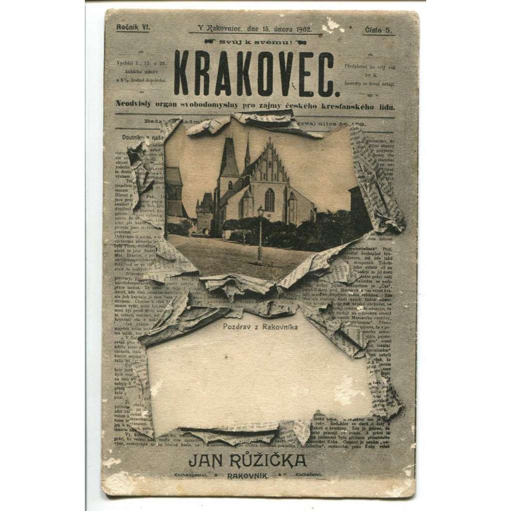 Krakovec, Rakovník, koláž