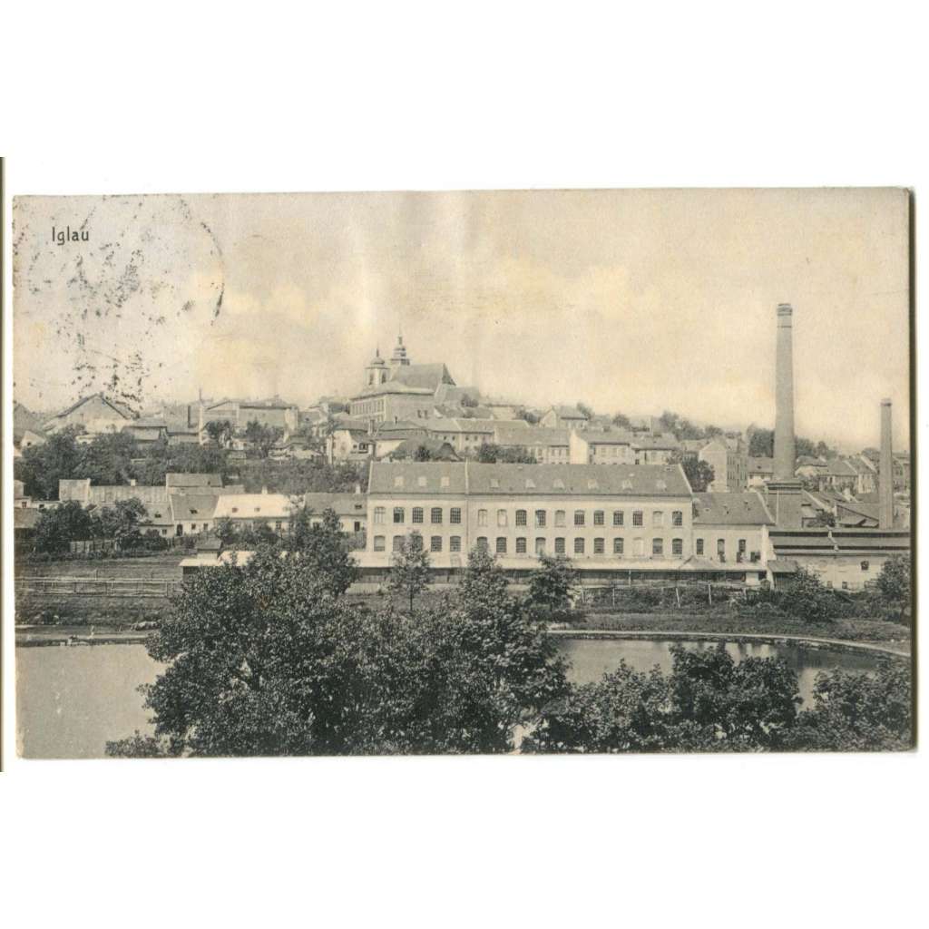 Jihlava, továrna (pošk.)