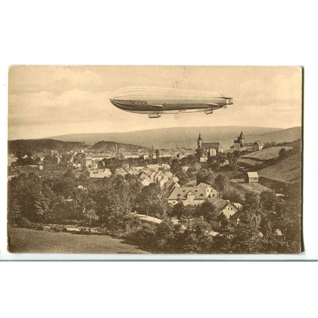 Schwarzengerg Sachsen Deiutschland, Luftschiff vzducholoď