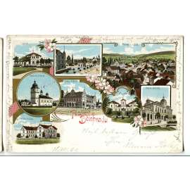 Lázně Bělohrad, Jičín, litografie