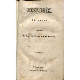 Besedník, díl druhý 1862