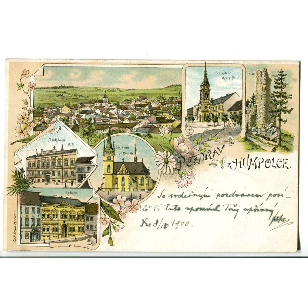Humpolec, Pelhřimov, litografie
