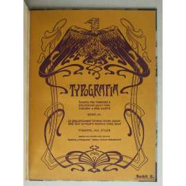 Typografia (+PŘÍLOHY nekompletní). Ročník XIV. (14.) - 1903. Časopis - odborný list knihtiskařů