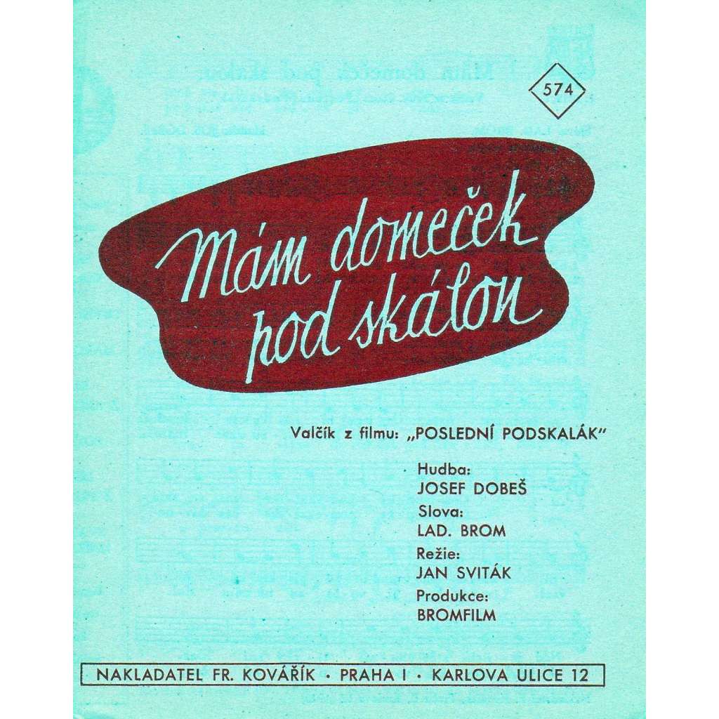 Mám domeček pod skalou