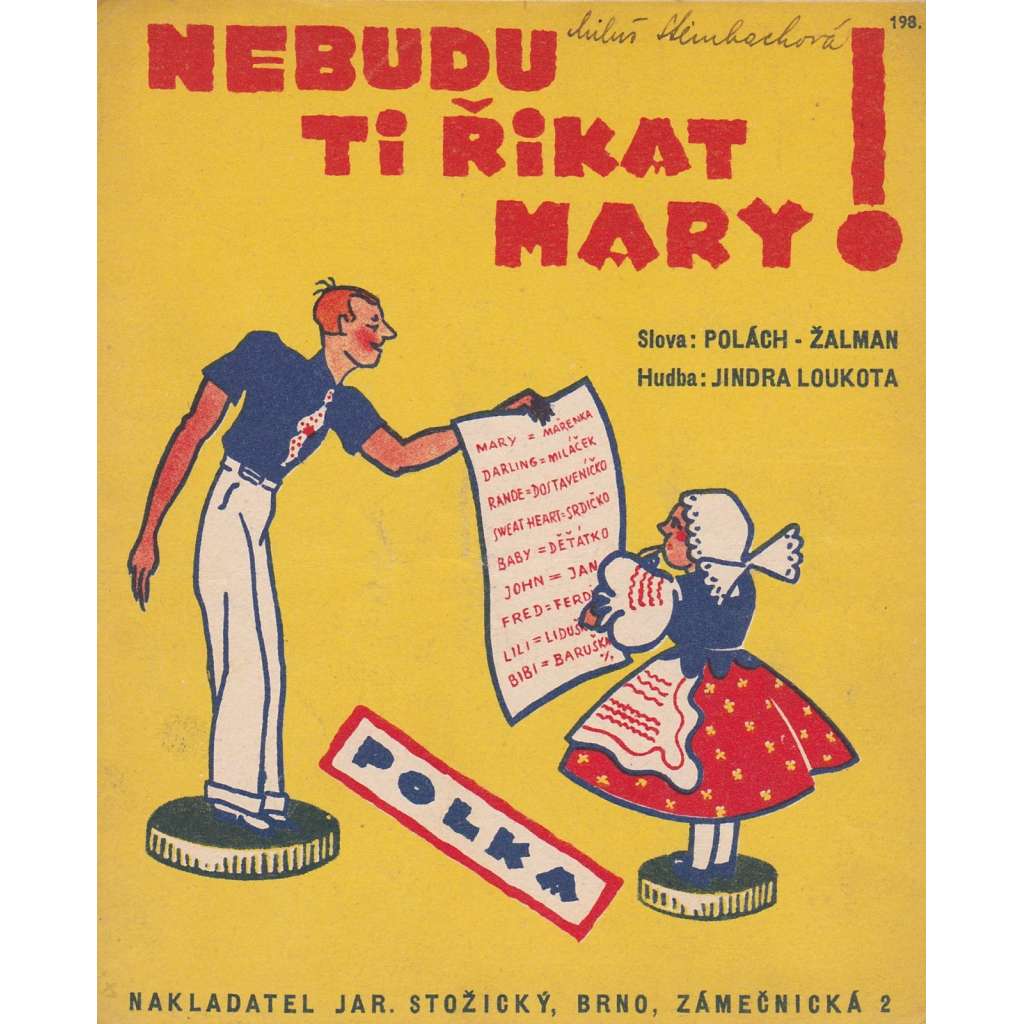 Nebudu ti říkat Mary