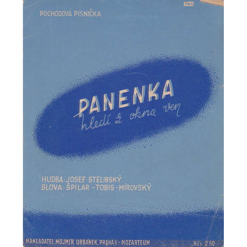 Panenka hledí z okna ven