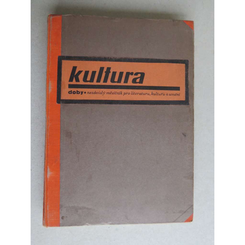 Kultura doby. Nezávislý měsíčník pro literaturu, kulturu a umění, roč. II. (1937, 1938, 1939)