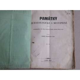 Památky archaeologické a místopisné, díl II. (1856-1857) [historie, archeologie, místopis, dějiny míst]