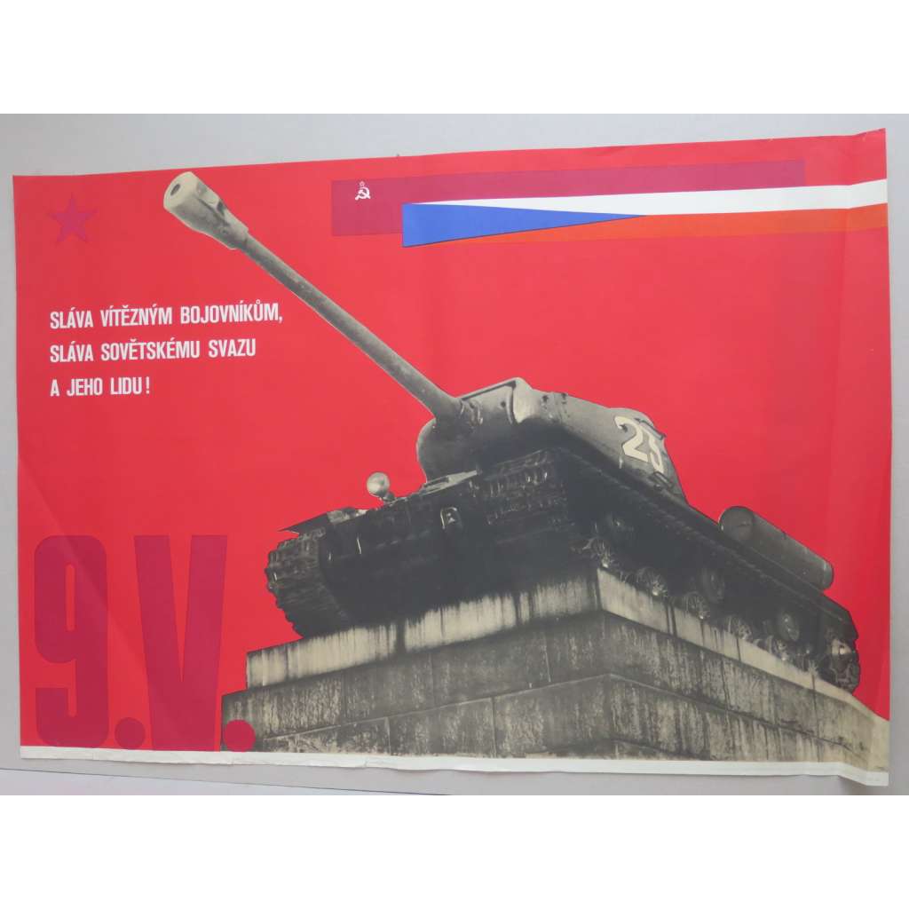 Plakát - přestavba, hospodářství - komunismus, propaganda