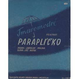Tmavomodré paraplíčko