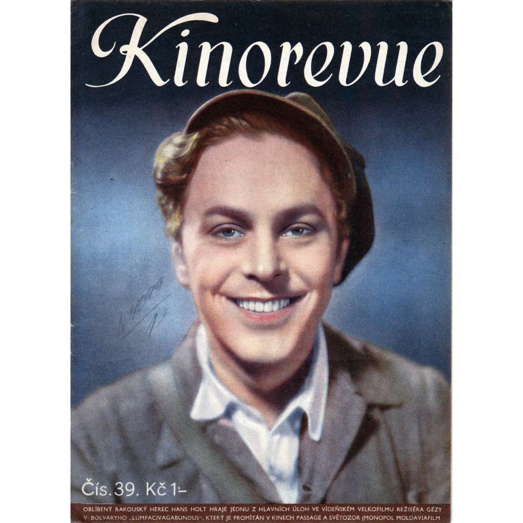 Kinorevue - filmový týdeník.  Číslo 39.