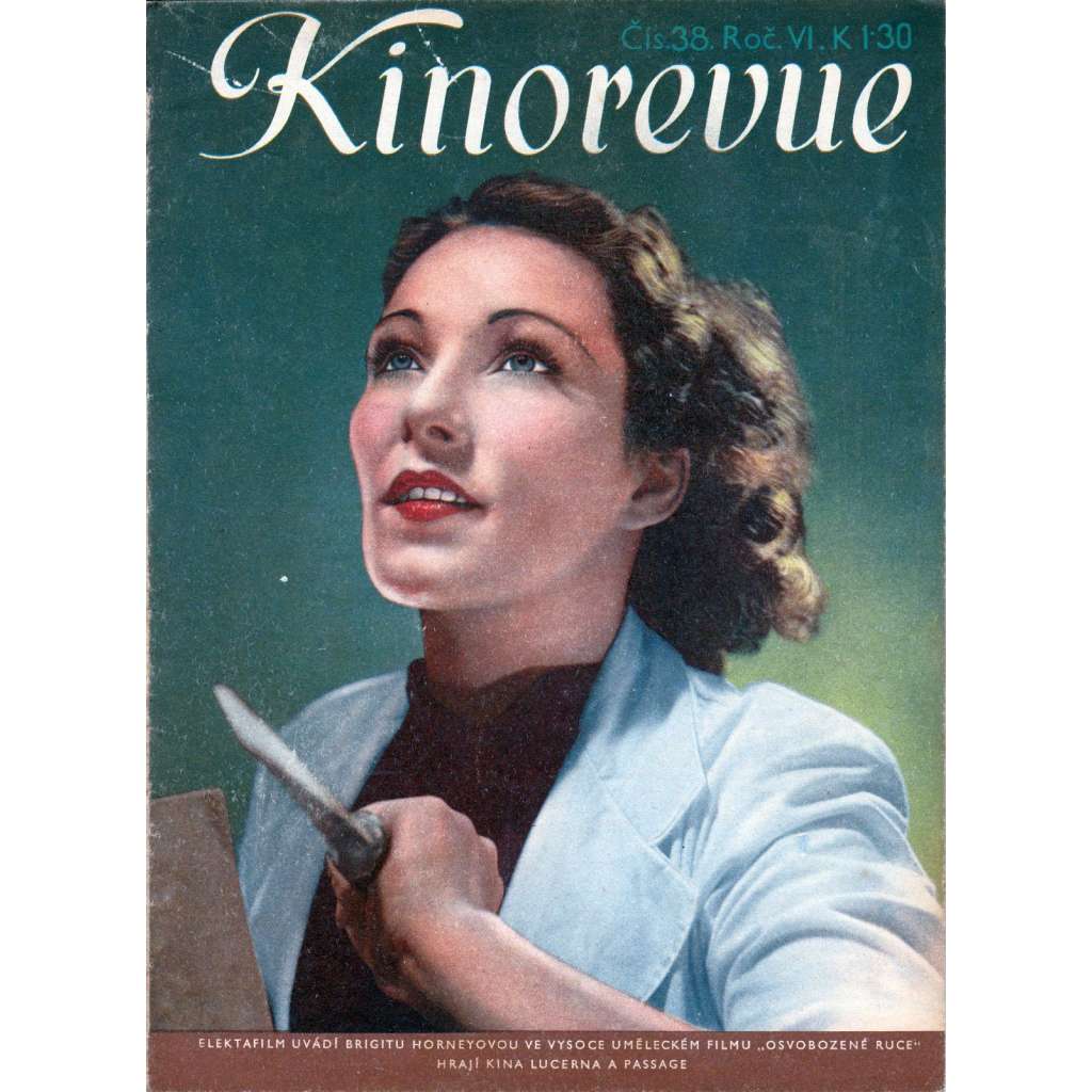 Kinorevue - filmový týdeník.  Číslo 38.