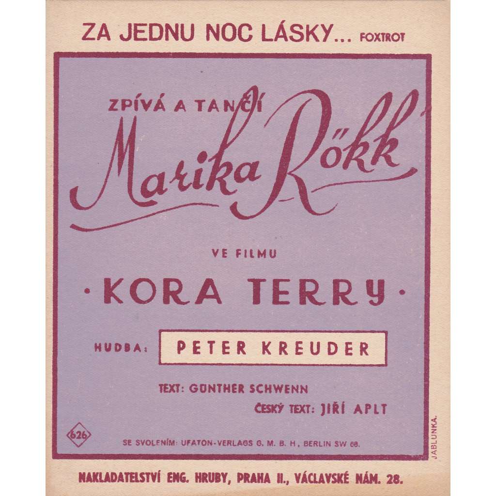 Za jednu noc lásky...