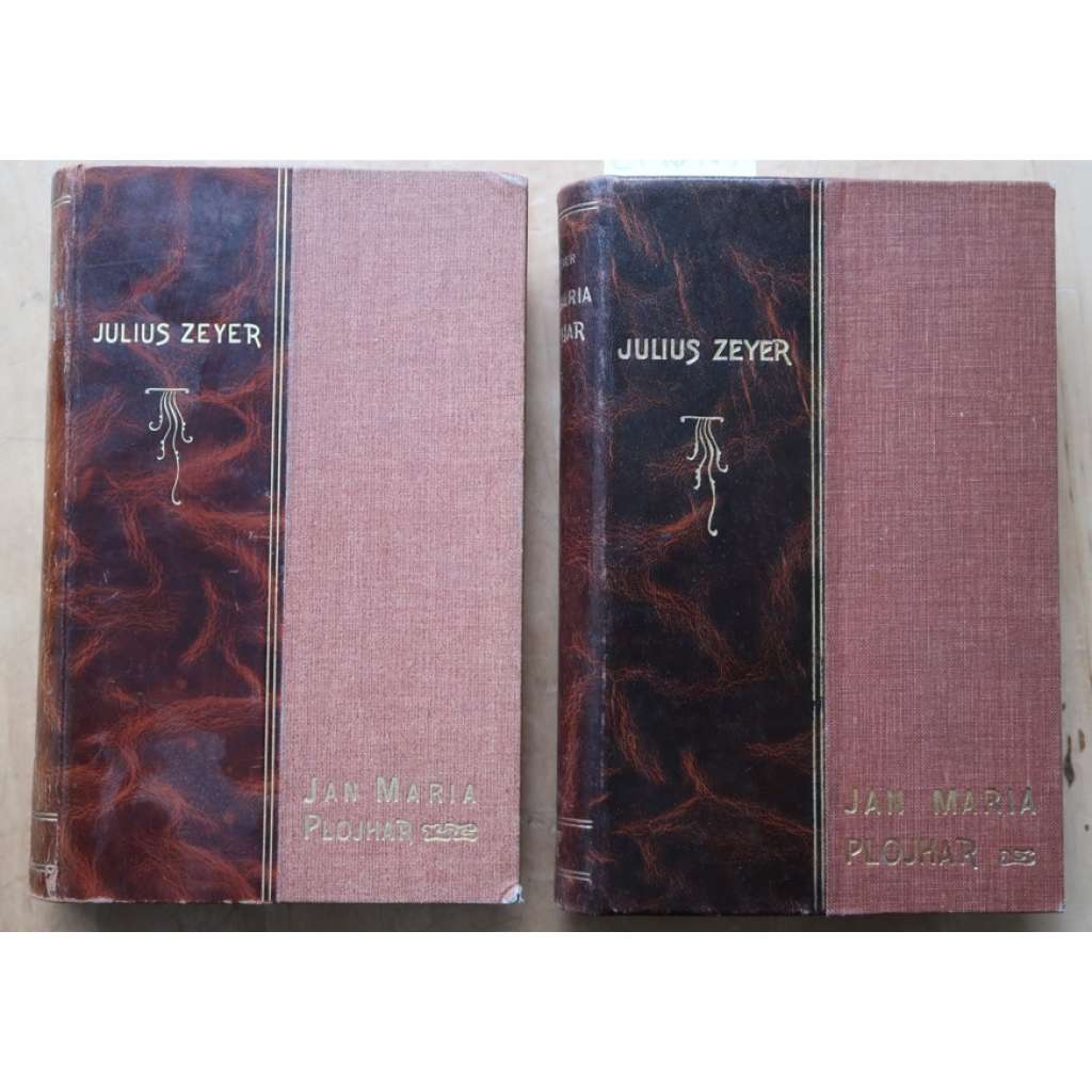 Jan Maria Plojhar 1+2 (KOMPLET - vazba kůže - polokožená)